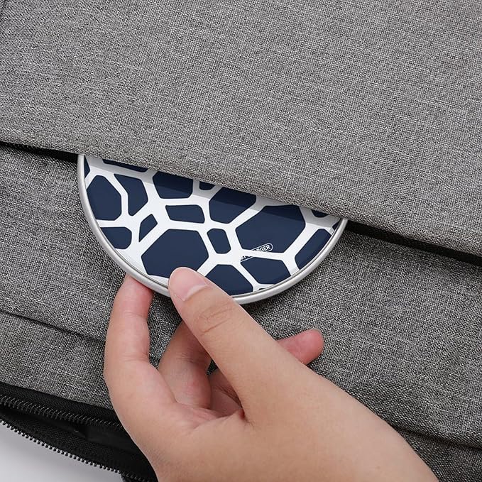 Blue Giraffe Texture Pattern Phone Charger Magnetic Charging Pad Anti-Slip with USB Cable
