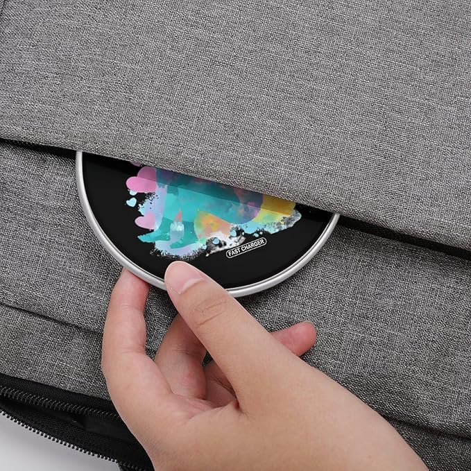 Mother and Daughter Fast Portable Charger 10W Funny Graphic Phone Charging Pad with USB Cable