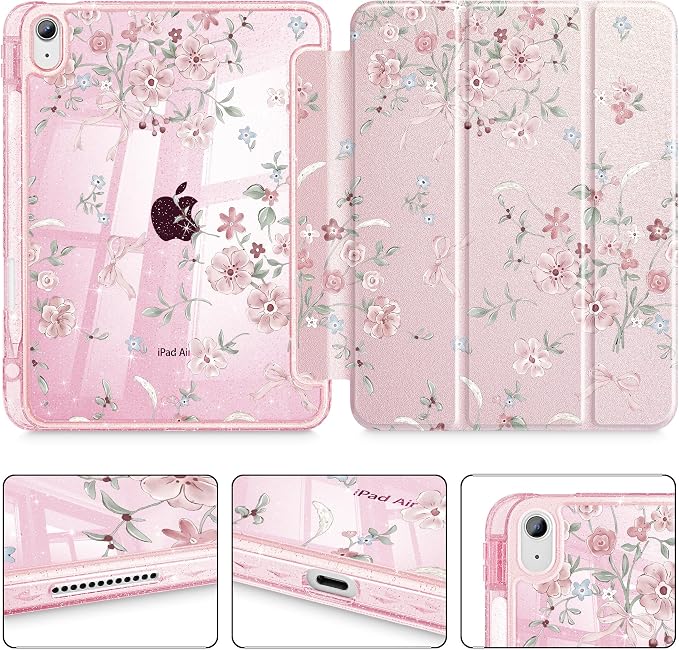Pink Floral bow