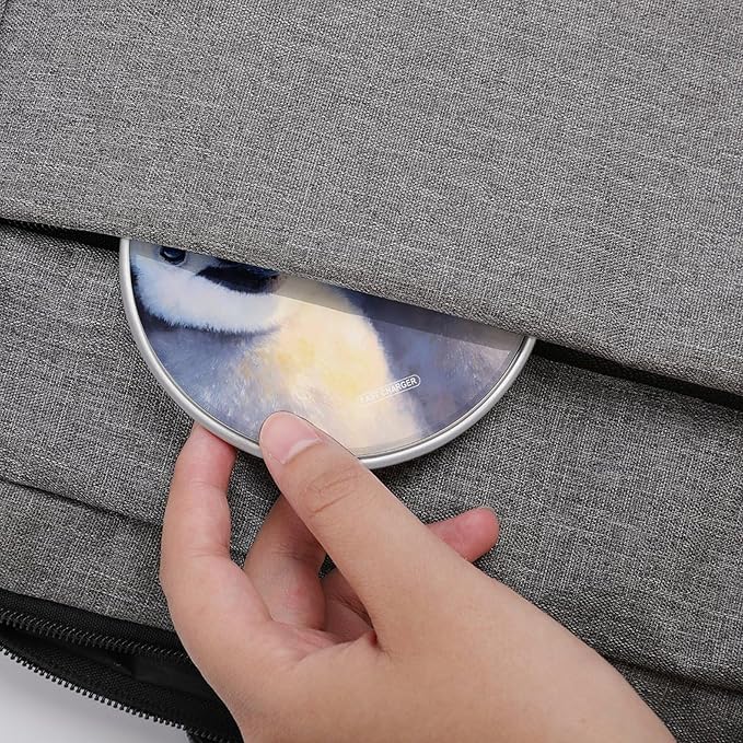 Fluffy Penguins Fast Portable Charger 10W Funny Graphic Phone Charging Pad with USB Cable