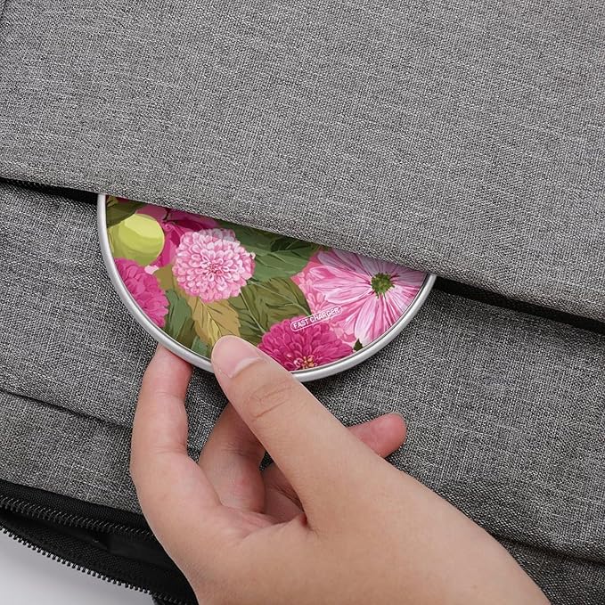 Leaves Daisy Flower Fruit Lemon Phone Charger Magnetic Charging Pad Anti-Slip with USB Cable