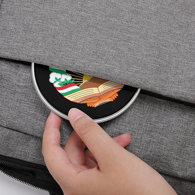 Emblem of Tajikistan Fast Portable Charger 10W Funny Graphic Phone Charging Pad with USB Cable