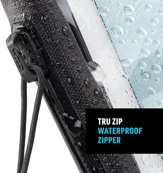 Nite Ize RunOff Waterproof Tablet Case - Waterproof &amp Durable - 10.63-Inch - Protective Tablet Case for Water Days &amp the Beach - Touch Screen Friendly - Charcoal