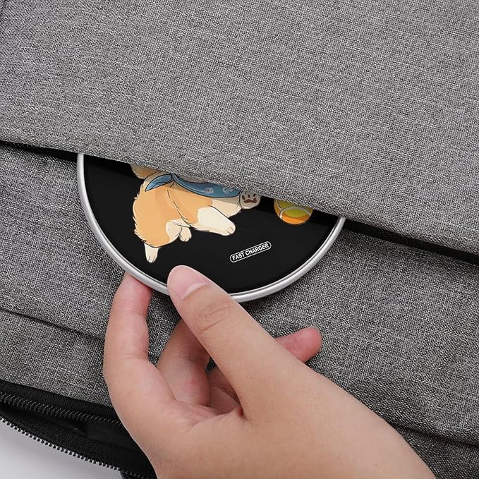 Shiba Inu Puppy Dog Playing Phone Charger Magnetic Charging Pad Anti-Slip with USB Cable