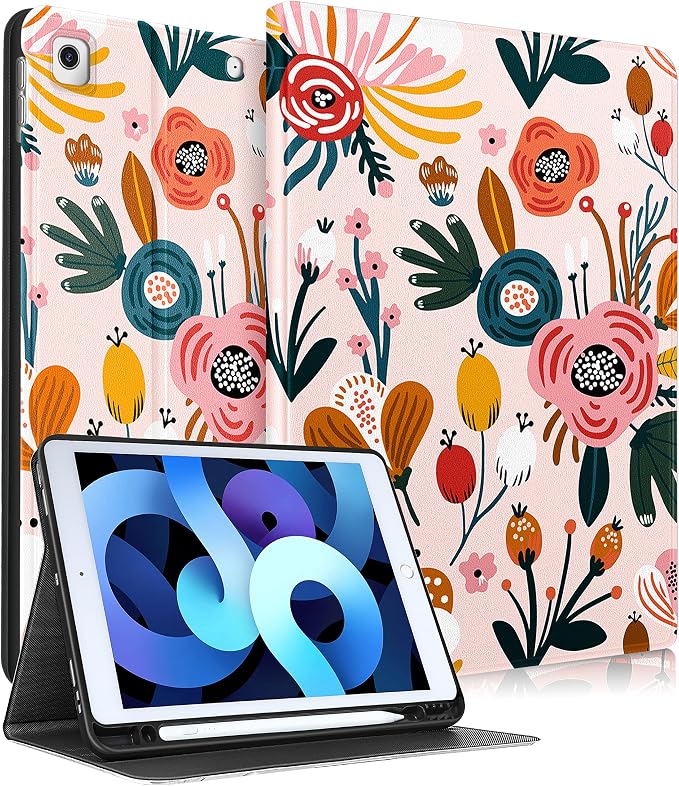 for ipad 9/8/7th-Pink Daisy