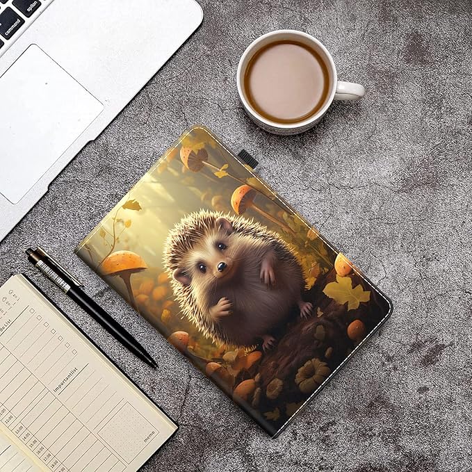 Case for All-New Amazon Kindle Fire HD 10 and Fire HD 10 Plus Tablet (13th/11th Generation 2023/2021 Release) 10.1 Slim Folding Stand Cover with Auto Wake/Sleep Hedgehog