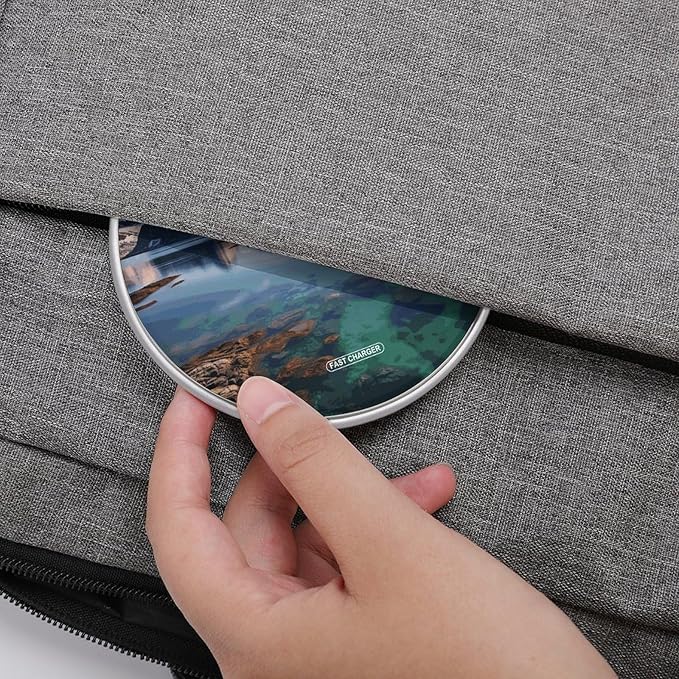 Norway Islands Wireless Charger Fast Wireless Charging Pad with USB Cable 10W Anti-Slip Magnetic Wireless Charger Portable Slim Charger Puck Travel Charging Station