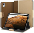 KingBlanc for iPad mini 7 (A17 Pro) Case iPad mini 7th/6th Generation Case (2024/2021 8.3-inch) with Pencil Holder PU Leather Stand Cover Auto Sleep/Wake Multi-Angle for Viewing/Typing Beige