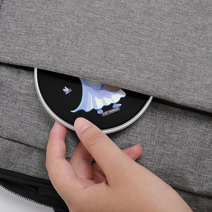 Halloween Ghost Wireless Charger Anti-Slip Wireless Charging Pad Slim Charger Mat for Men Women