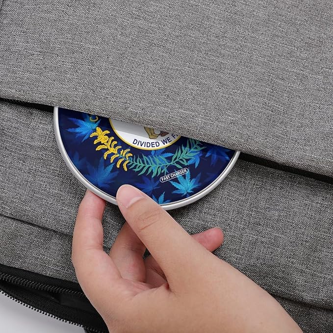 Kentucky Flag Leaves Fast Portable Charger 10W Funny Graphic Phone Charging Pad with USB Cable