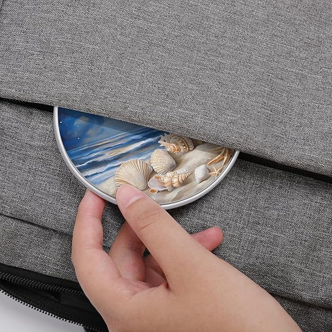 Beach Starfish Alphabet Lighthouse Wireless Charger Anti-Slip Wireless Charging Pad Slim Charger Mat for Men Women