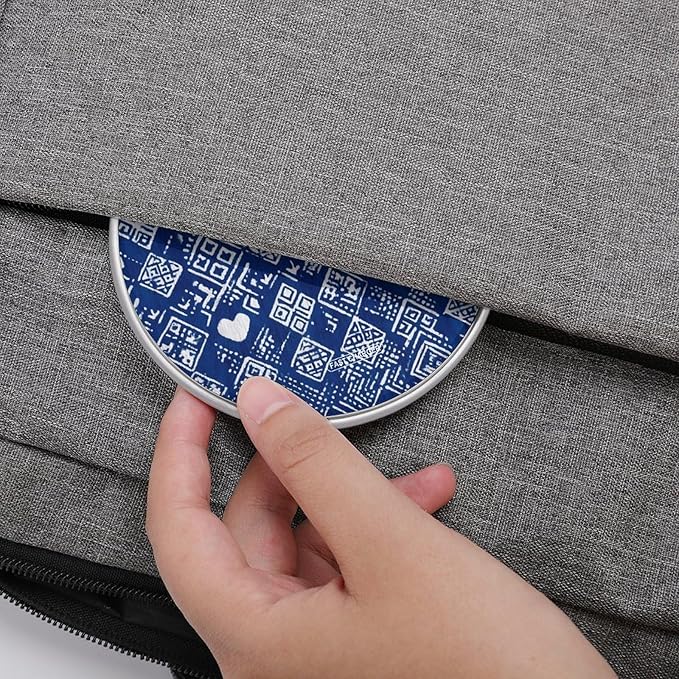 Traditional Geometric Ethnic Phone Charger Magnetic Charging Pad Anti-Slip with USB Cable