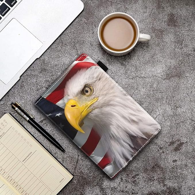 Patriotic American Flag Bald Eagle