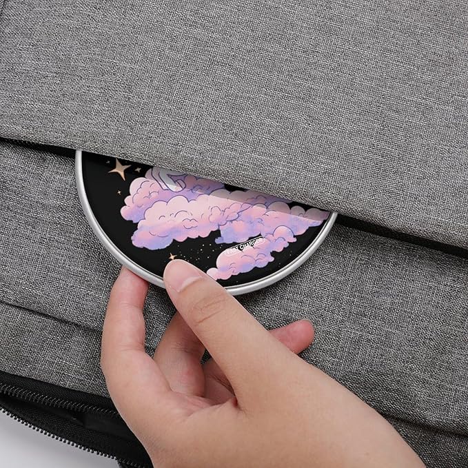 Fantasy Unicorm in The Clouds Phone Charger Magnetic Charging Pad Anti-Slip with USB Cable