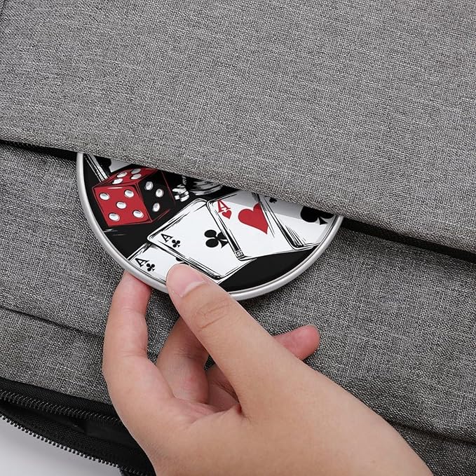 Las Vegas Nevada Dices Cards Phone Charger Magnetic Charging Pad Anti-Slip with USB Cable