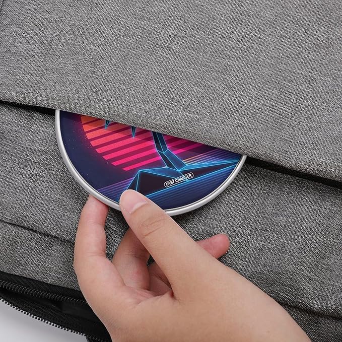 Coconuts Trees 80s Sunset Phone Charger Magnetic Charging Pad Anti-Slip with USB Cable