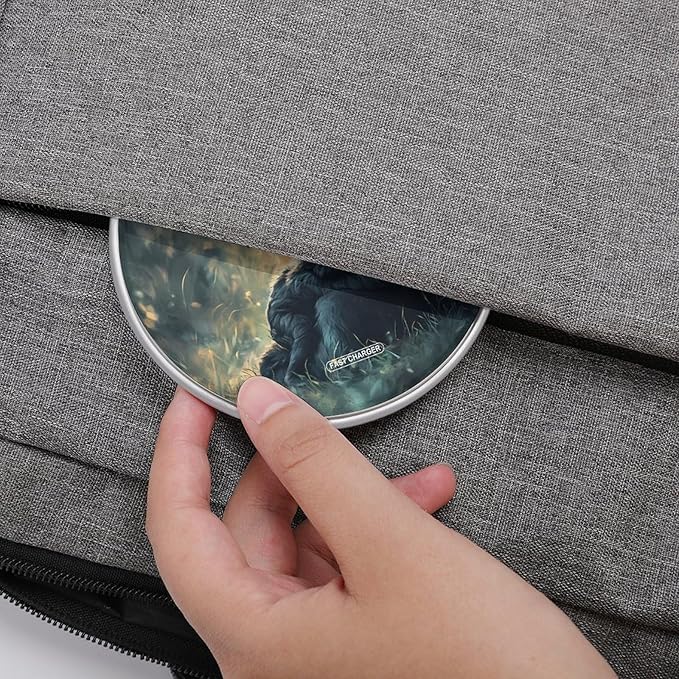 Orangutan Wildlife Animal Wireless Charger Anti-Slip Wireless Charging Pad Slim Charger Mat for Men Women