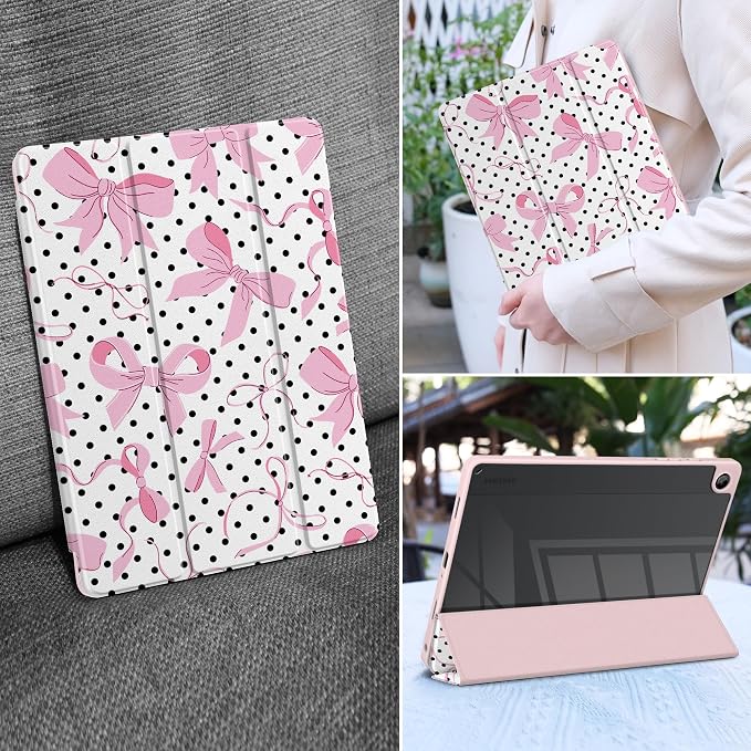 Black Polka Dots&Pink Bows