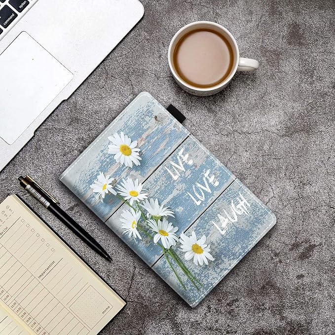 Dreamy Daisy Vintage Wood Board Live Love Laugh