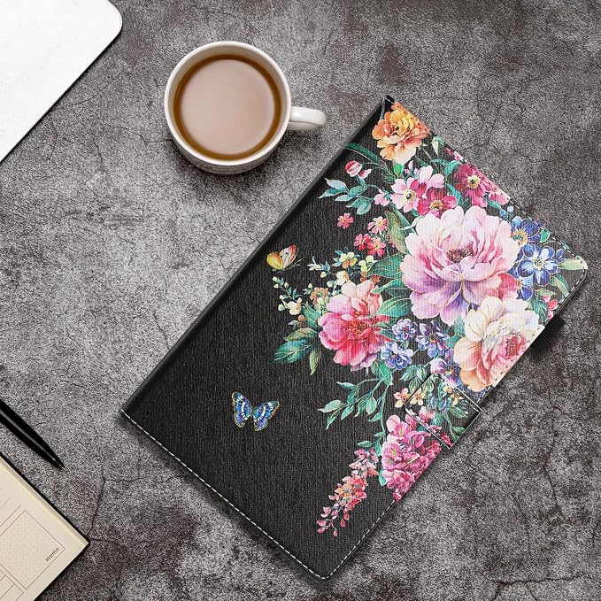 16 Black Flower