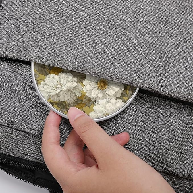 Bird Peony Flowers Phone Charger Magnetic Charging Pad Anti-Slip with USB Cable