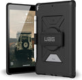 URBAN ARMOR GEAR UAG Designed for iPad 10.2 Case Black 9th Generation 2021 &amp 8th Gen 2020 w/Hand Strap Thin Slim Durable Protective Cover w/Pencil Holder &amp Asset Tag Window Metropolis Series