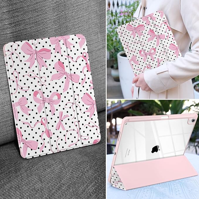 Black Polka Dots&Pink Bows