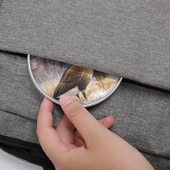 Geese Winter Barn Snowy Scene Phone Charger Magnetic Charging Pad Anti-Slip with USB Cable