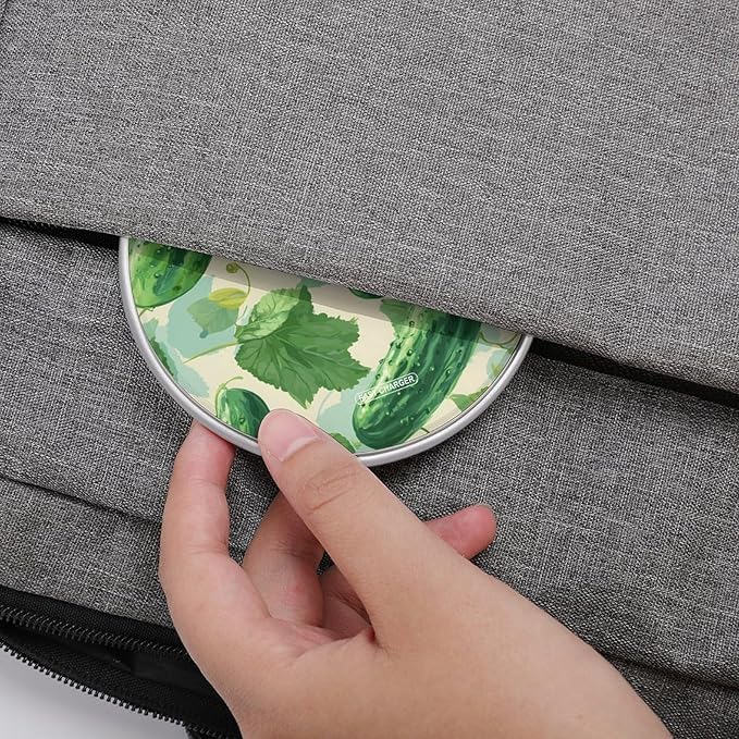 Cucumber Pickles Leaves Phone Charger Magnetic Charging Pad Anti-Slip with USB Cable