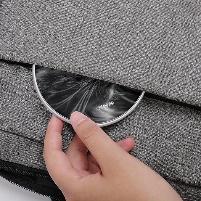Cat Smoking Phone Charger Magnetic Charging Pad Anti-Slip with USB Cable