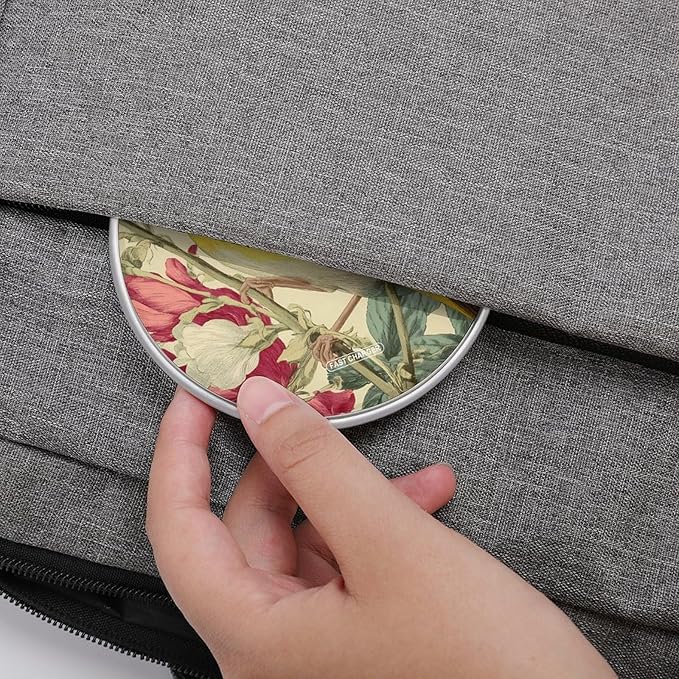 Bird Yellow-Bellied Warbler Vintage Flowers Phone Charger Magnetic Charging Pad Anti-Slip with USB Cable