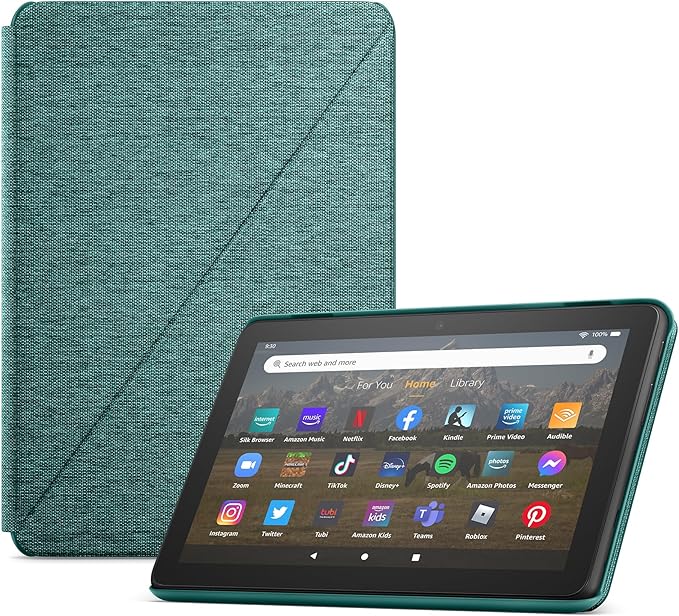 Amazon Fire HD 8 Tablet Cover (Only compatible with 12th generation tablet) Emerald
