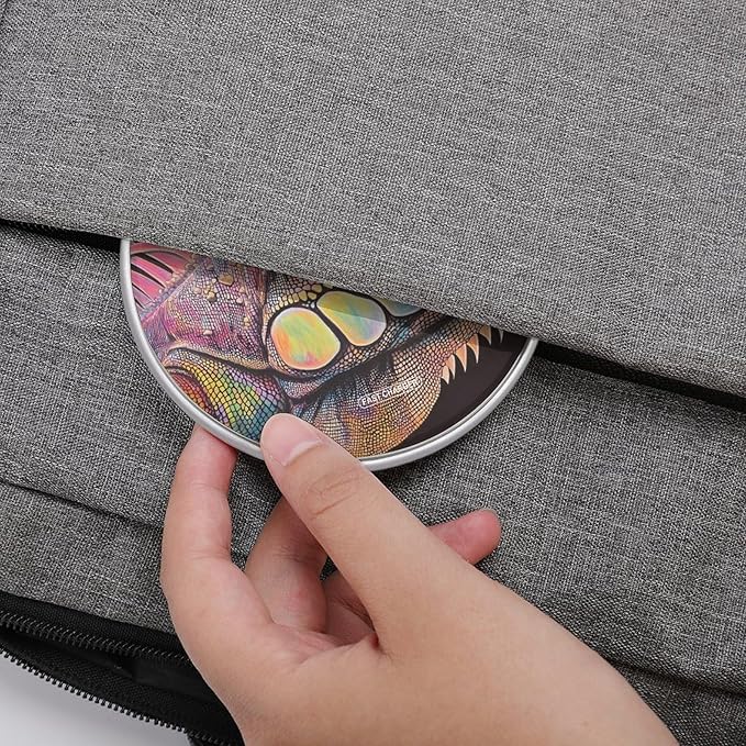 Colorful Lguana Phone Charger Magnetic Charging Pad Anti-Slip with USB Cable