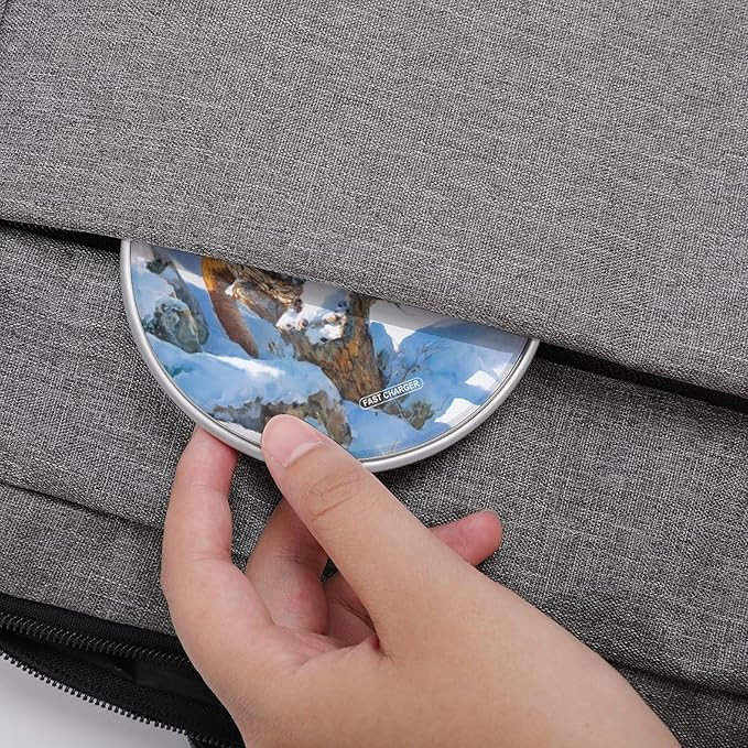 Mountains Snowy Lions Trees Branches Phone Charger Magnetic Charging Pad Anti-Slip with USB Cable