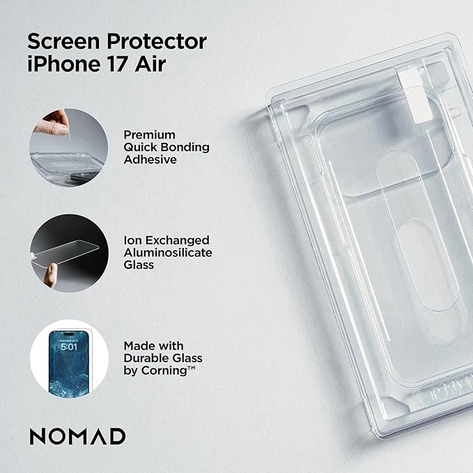 NOMAD Screen Protector compatible with iPhone 17 Air