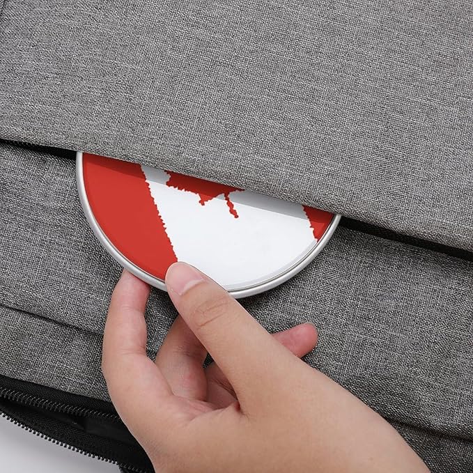 Canada Canadian Flag Fragments Phone Charger Magnetic Charging Pad Anti-Slip with USB Cable
