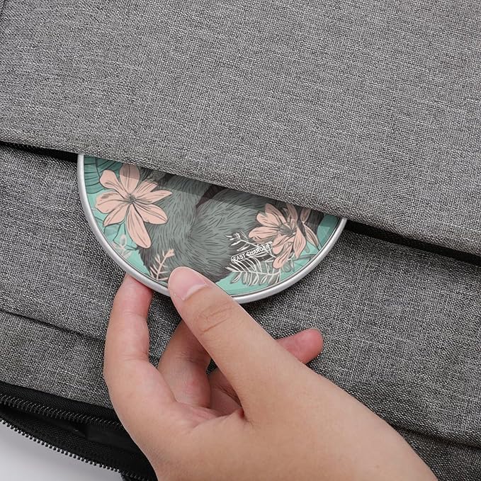 Animal Sloth Mint Green Wireless Charger Fast Wireless Charging Pad with USB Cable 10W Anti-Slip Magnetic Wireless Charger Portable Slim Charger Puck Travel Charging Station