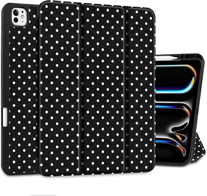 White Polka Dot