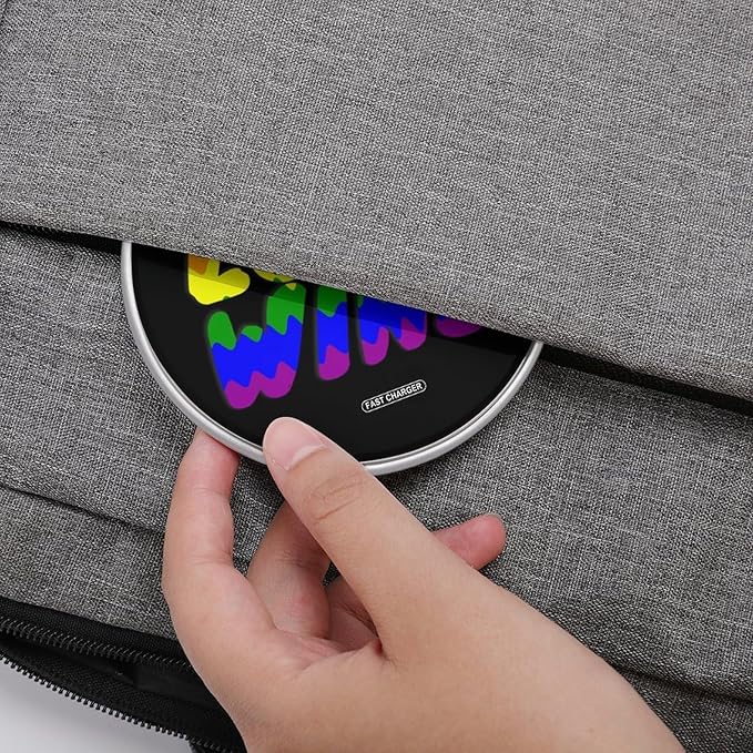 Love Wins LGBT Flag Fast Portable Charger 10W Funny Graphic Phone Charging Pad with USB Cable