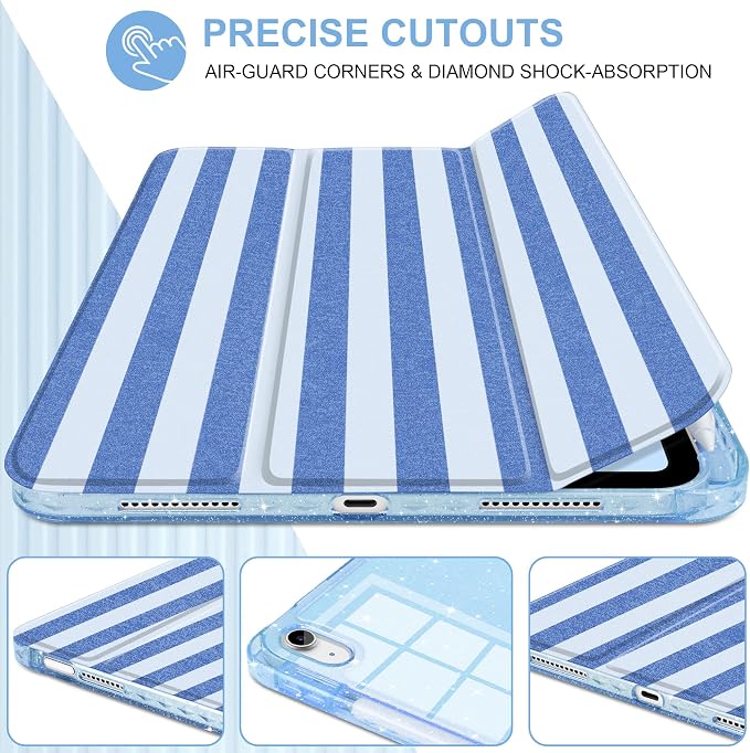 Blue - Coastal Stripes