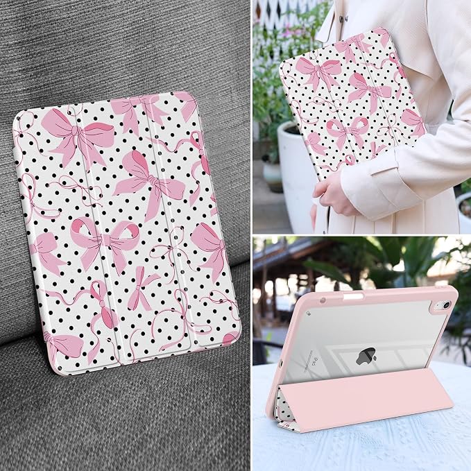 Black Polka Dots&Pink Bows