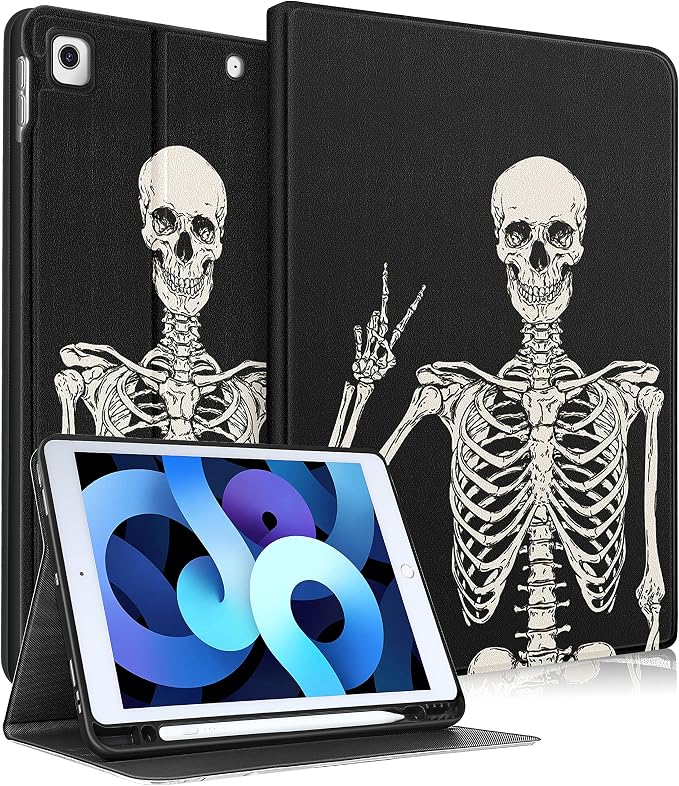 for ipad 9/8/7th-Yes Skeleton