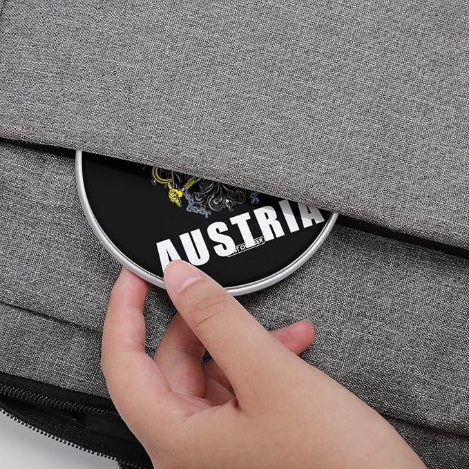 Austria Austrian National Emblem Phone Charger Magnetic Charging Pad Anti-Slip with USB Cable
