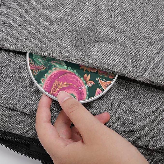 Vintage Paisley Fast Portable Charger 10W Funny Graphic Phone Charging Pad with USB Cable