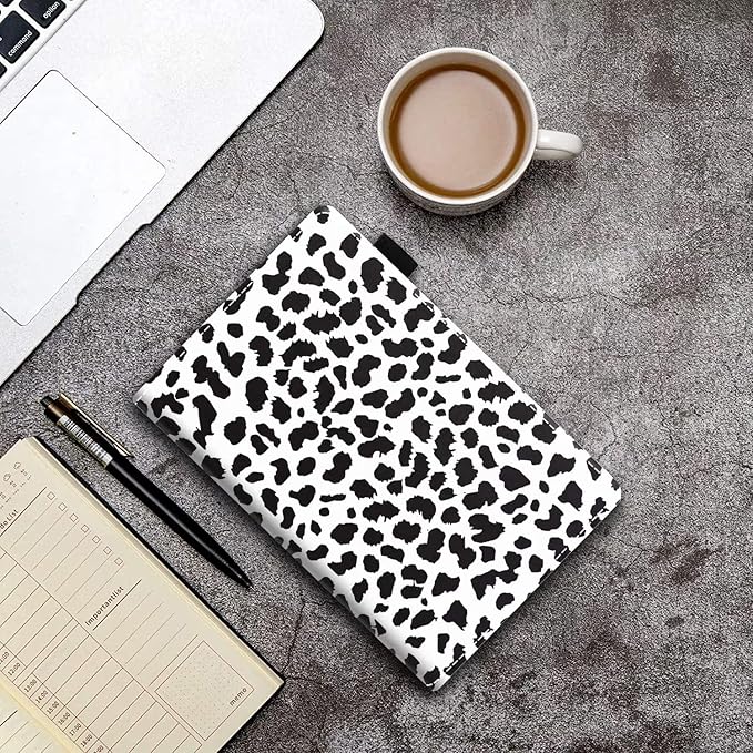 Case for Amazon Kindle Fire HD 10 &amp 10 Plus Tablet 10.1 (13th/11th Generation 2023/2021 Release) - PU Leather Folio Case with Smart Auto Wake/Sleep Cute Polka Dot Print
