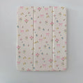 Auto Sleep/Wake Adjustable Stand Leather Folio Case with Kickstand Stylus Holder for Apple iPad 10.9-inch 10 10th Generation 2022 Flowers Floral Chic Pretty Classic Cute Lovely Adorable Girls