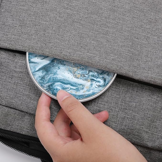 Beautiful Marble Wireless Charger Portable Cordless Charger Round Wireless Charging Pad Phone Charger