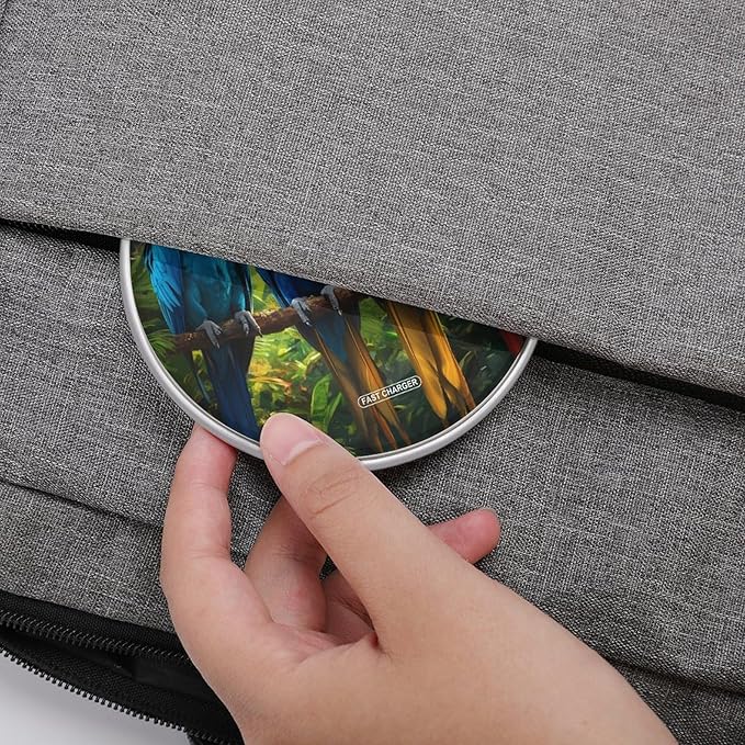 Parrot Bird Colorful Wireless Charger Anti-Slip Wireless Charging Pad Slim Charger Mat for Men Women