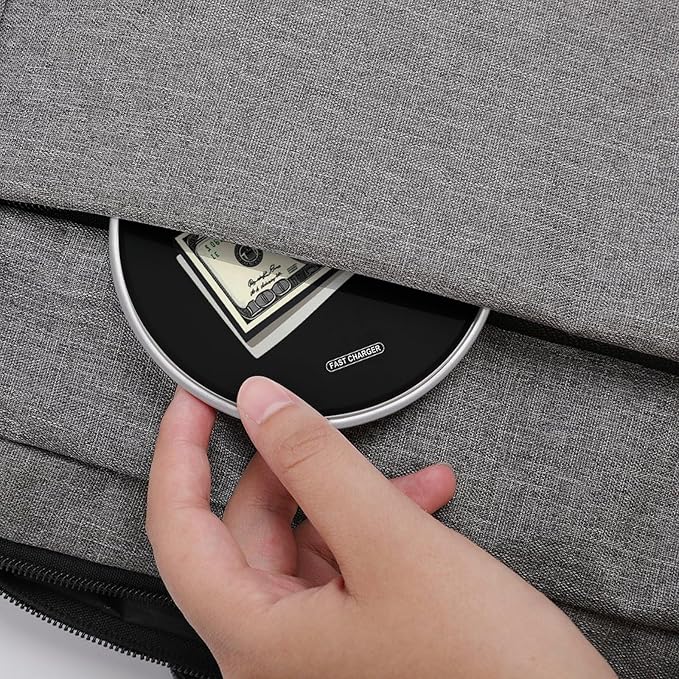 $100 Dollar Bill Wireless Charger Anti-Slip Wireless Charging Pad Slim Charger Mat for Men Women