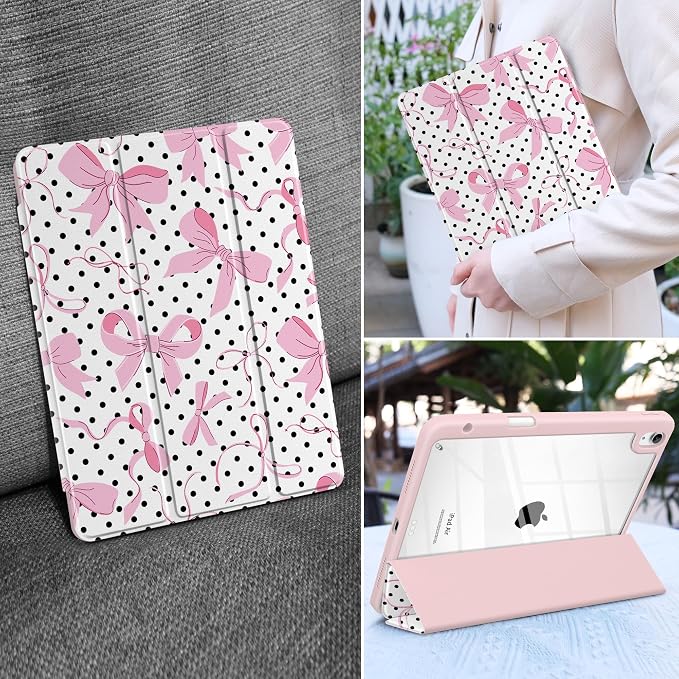 Black Polka Dots&Pink Bows